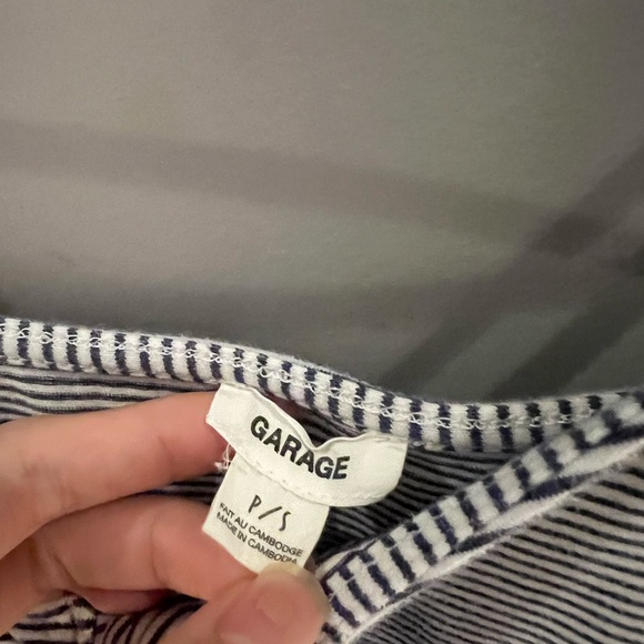 Garage Body Suit Navy and White - Picture 2 of 2